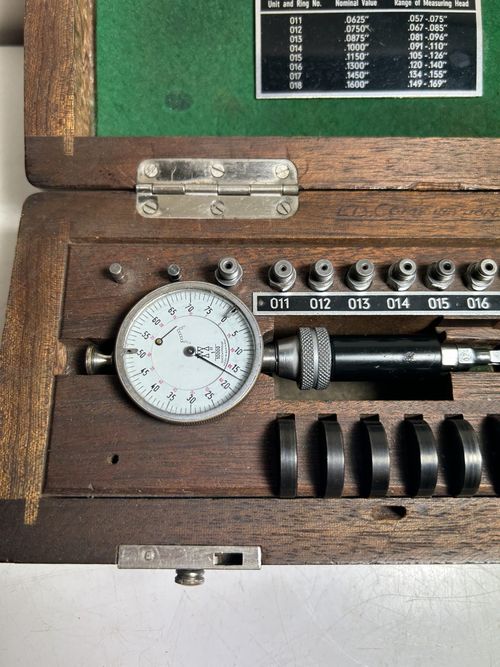 Diatest Split Anvil Bore Dial Gauge Set 0.062”-0.5” Complete Split Ball Gage Set — image 3