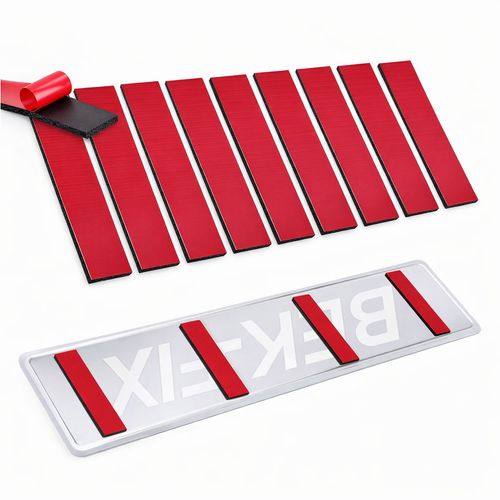 Number Plate Sticky Pads Heavy Duty THICK Double Sided Adhesive 10 Pads BEK-FIX® — image 3