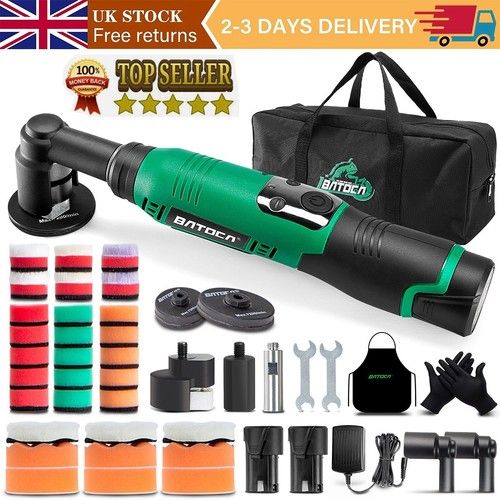 BATOCA S6 Mini Car Polisher Buffer Sander Cordless Polishing Machine Battery 12V