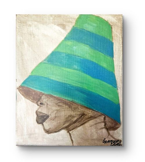Imagine Art African Boho Chic Women's Portrait 25x30cm Canvas Modern Wall Art — image 1