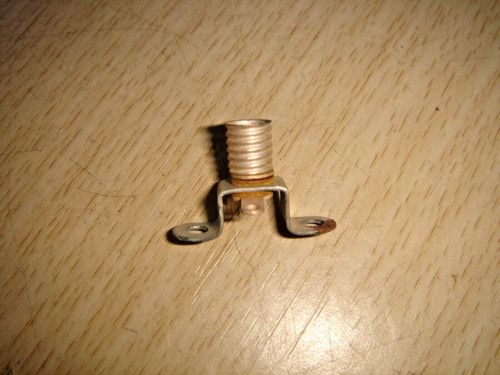 NOS Vintage Bulgin LES4 pilot lamp holder Lilliput Edison Screw 5mm