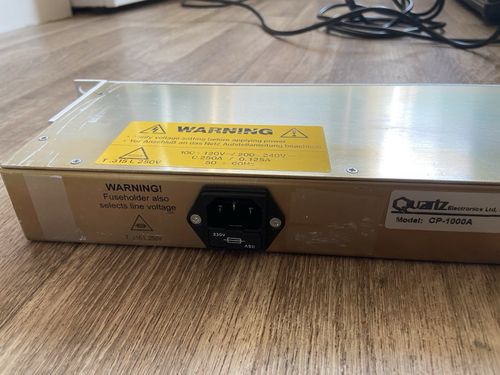 Quartz evertz CP1000a router matrix panels with display buttons — image 7