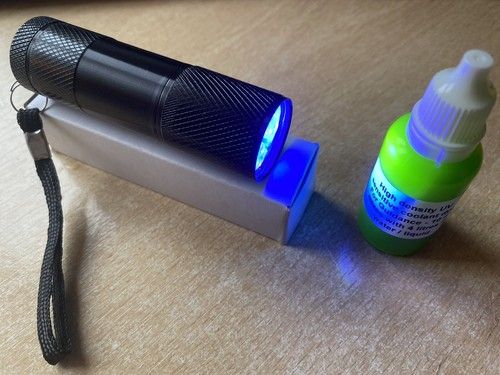 20ml UV Dye & Torch  Leak Detection Dye Car Radiator  Coolant FREE BATTERIES