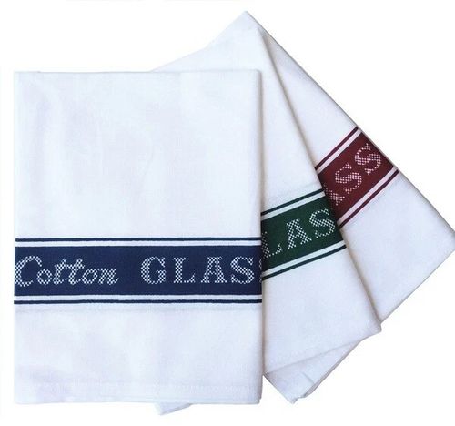 100% Cotton Bar Glass Cloths 10 pc Pack Tea Towels | Kitchen Catering Restaurant — image 5