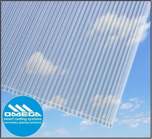 4mm Polycarbonate Greenhouse Replacement Panels / Sheets + Glazing Clips W / Z