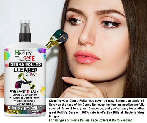 Derma Roller Cleaner Steriliser Tools Makeup Brush Surface Spray 100ML — image 2
