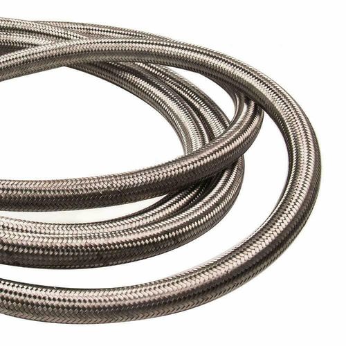 AN6 -6AN 5/16" Stainless Steel Braided Gas Fuel Hose End Kit Oil Line WST — image 2