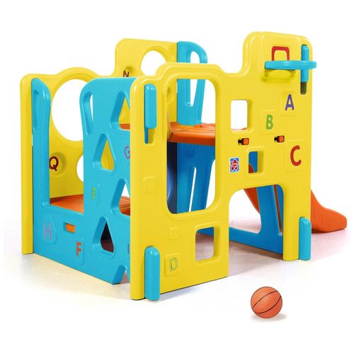 Grow'n Up Climb N Explore Play Gym Multi Play Centre Slide Basketball Toddler — image 3