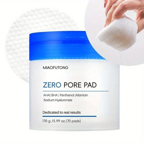 Zero Pore Pad dual textured facial pad infused with Salicylic Acid (BHA) + AHA