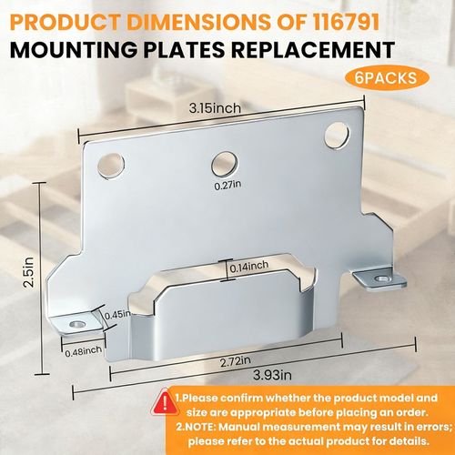 6PCS For Ikea Skorva Midbeam Bed Monunting Brackets Camper Conversion 116791 SET — image 7