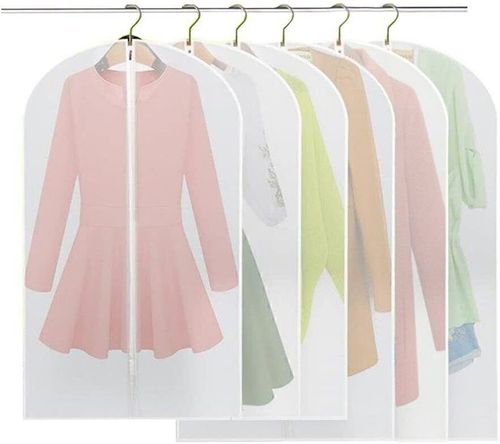 10-20x Zip Up Hanging Suit Dress Coat Travel Bag Clothe Cover Storage Travel Bag — image 5