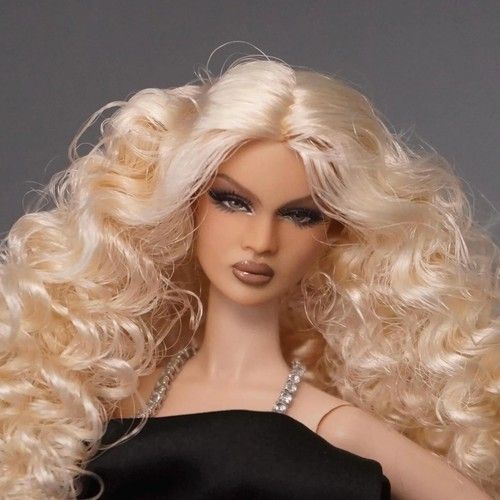 integrity toys OOAK Repaint nadja Fashion Royalty Custom Art Doll Head