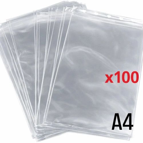 2000AD Magazine A4 Comic Bags And Boards Large Polythene Sleeves Storage 100 Pcs