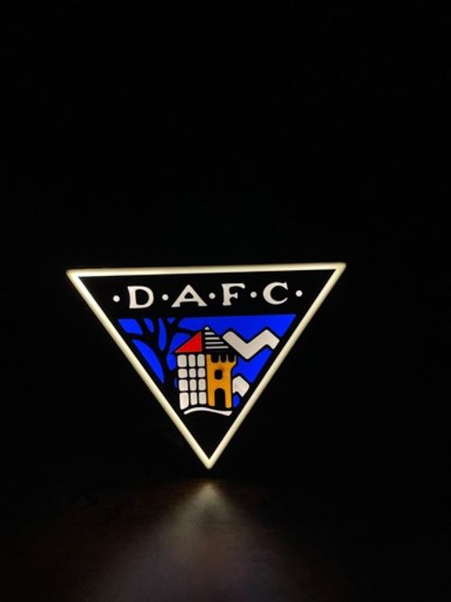 Dunfermline Athletic  Led Lightbox Sign🇬🇧Made Not Temu💩  Usb Powered  25x25cm