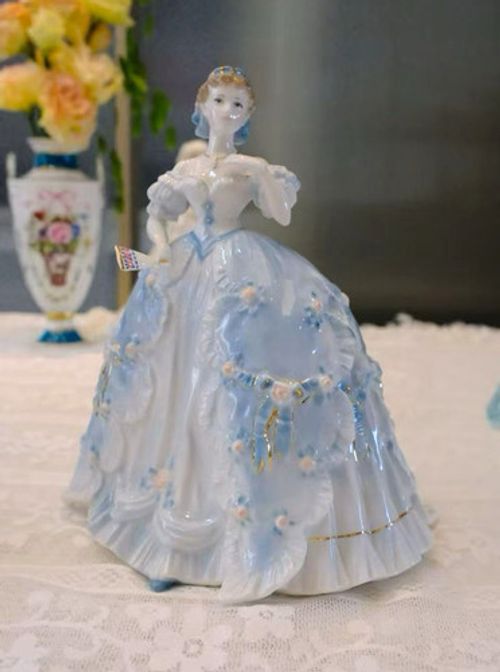 Royal Worcester ‘The First Quadrille’ Bone China Figurine Signed 1992