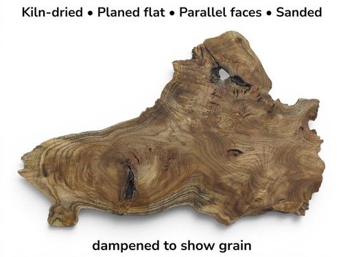 Highly Figured Pagoda Tree Wood Slab Live Edge Craft Epoxy Resin #030
