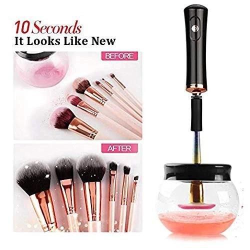 Cosmetic Auto Clean Quick Dry Electric Makeup Brush Cleaner Dryer Set Machine — image 9