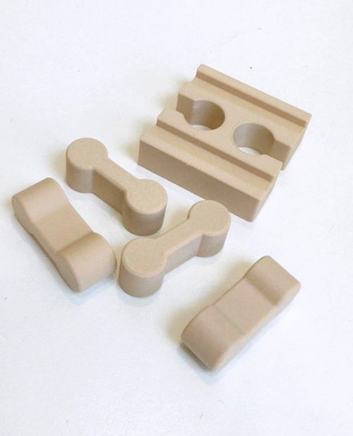 Pack of 8 x Duplo Wooden Train Track Adaptors – Brio/Lillabo/Bigjigs/Playtive — image 7