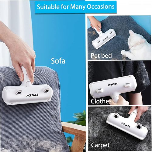 Pet Hair Remover Roller, Reusable Animal Hair Removal Brush for Dogs and — image 4