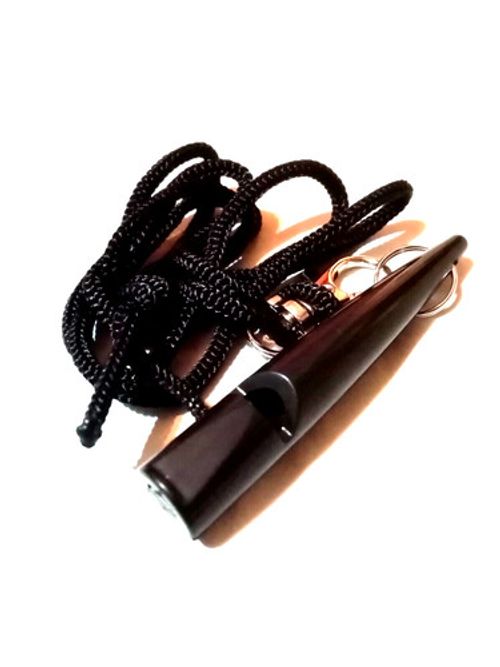 Gundog Whistle Lanyard Obedience Dog Training Loud Pitch 210.5 Durable Black