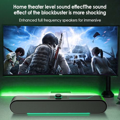LED Wired Sound Bar Stereo Gaming Speakers USB For TV Computer PC Tablets Laptop — image 14