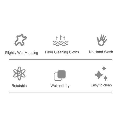 360° Spin Mop Bucket Set Wringer 3 Microfiber Heads Extendable Handle — image 17