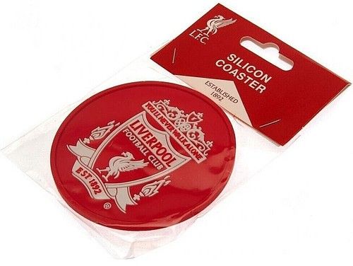 LIVERPOOL FC SILICONE COASTER NON SLIP RUBBER DRINK PINT GLASS BEER MAT LFC GIFT