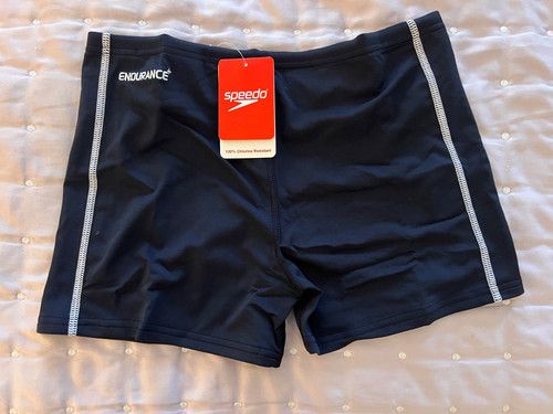 Speedo Aquashort Endurance+ Navy Blue Size 32 BNWT