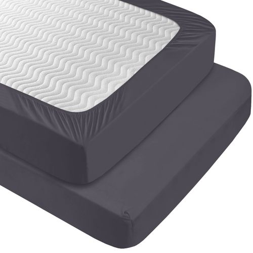 Extra Deep 25 CM Fitted Sheet Full Bed Sheets Single Double King Super King Size — image 4