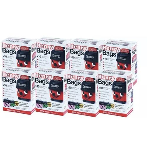 Henry Hoover Bags Hepaflo NVM-1CH 907075 - 604015 Numatic Hetty Harry James NRV
