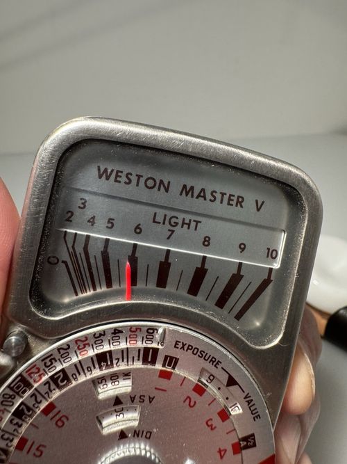 Classic WESTON MASTER V EXPOSURE METER with INVERCONE  ,  WORKING WELL  (W31) — image 8