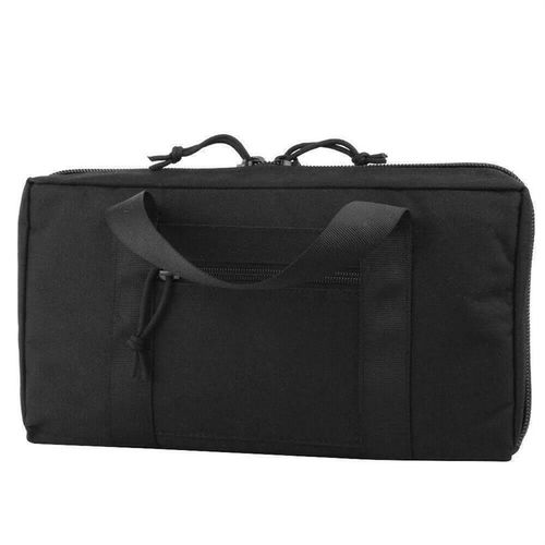 Tactical Pistol Case Padded Handgun Gun Range Bag with Magazine Storage Holder — image 13