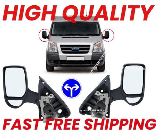 Ford Transit MK6 MK7 2000-2014 Door Wing Mirrors Manual Short Arm Left & Right