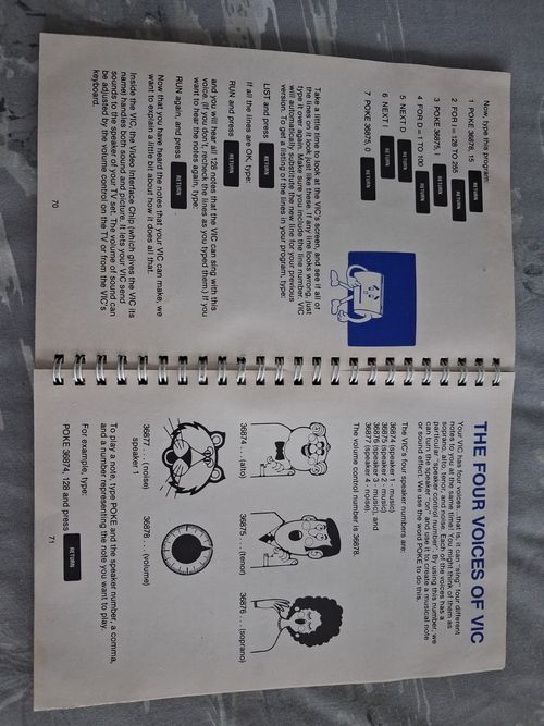 Commodore VIC-20 Personal Computing User Manual Spiral-Bound Vintage Guide — image 4