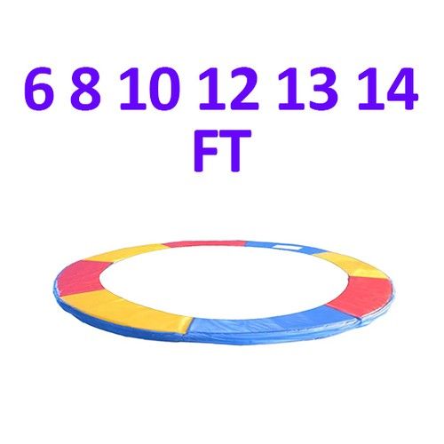 6 8 10 12 13 14 FT Replacement Trampoline Pad Safety Guard Spring Cover Padding