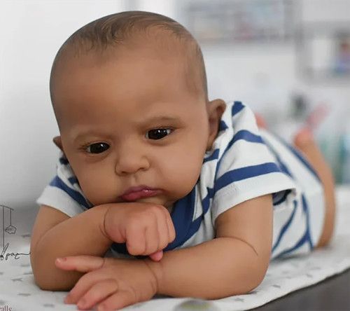23in Blank Reborn Doll Kit Unpainted Toddler Baby Doll Mold DIY + Cloth Body Eye