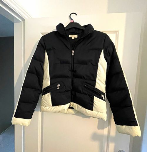 Tommy Hilfiger 13-14 Colourblock Hooded Puffer Jacket Zip Zipped Pockets