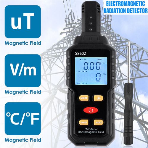 Digital EMF Meter LCD Electromagnetic Field Radiation Detector Megnetic Counter — image 2