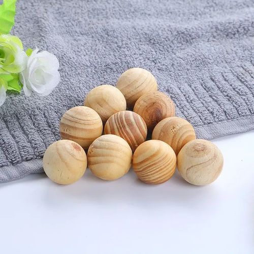 10/50/100X Natural Cedar Wood Ball Moth Insect Repellent Wardrobe Clothes Drawer — image 5