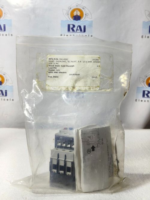 ALLEN BRADLEY 592-EEEC 5.4-27A OVERLOAD RELAY E1-PLUS  3POLE SER. B 592EEEC — image 5