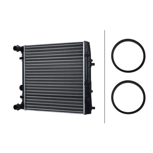 Hella Engine Radiator fits VW Polo IV 2001-2012 1.2 1.4 1.6 1.9