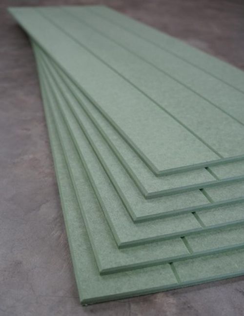 V Grooved  MR MDF Wall panels 400mm x 1200mm x 9mm (pack of 6)