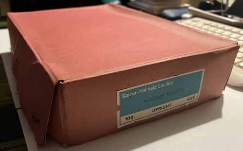Spicer-Hallfield Limited Academy Mounts - 1970s — image 1