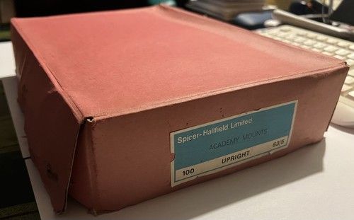 Spicer-Hallfield Limited Academy Mounts - 1970s