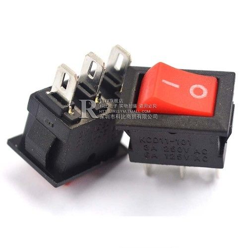 2/3 Pin SPST Small Rectangular Rocker Switch ON-OFF Boat Rocker Switch 10x15mm