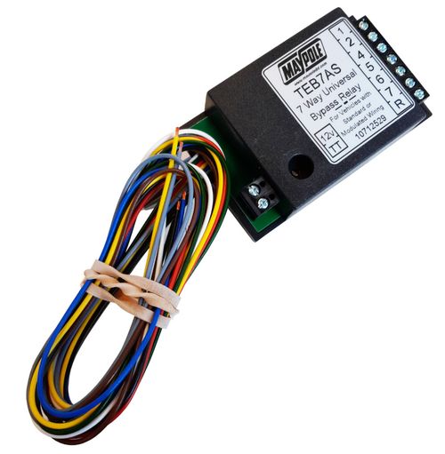 TEB7AS 7 WAY SMART CHIP UNIVERSAL INTERFACE BYPASS RELAY TOWING, TOWBAR MP3877A — image 1
