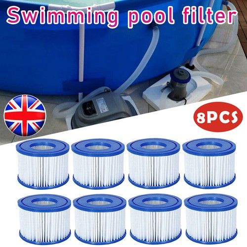 8x Pack Filter Cartridge Lay Z Lazy Hot Tub Spa Filters- for All Lay Z Spas NEW