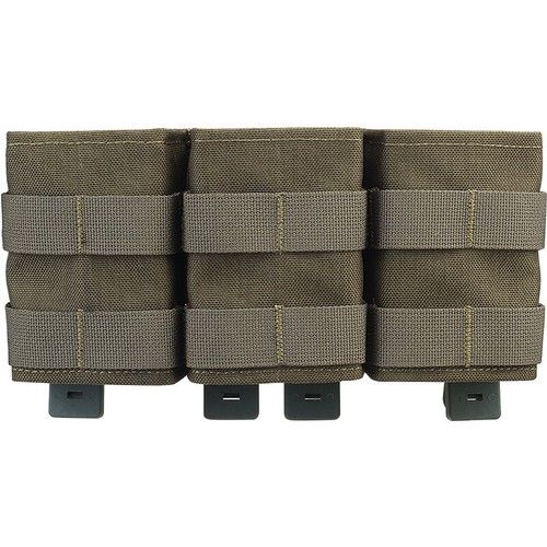 WST Tactical Mag Pouch Triple Mag Carrier FAST 7.62mm MOLLE Pouch Open Top Camo