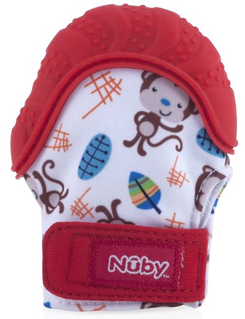 Nuby Teething Mitt, Baby Teethers & Soothing Soothers Glove Mitten - 4 Colours — image 1