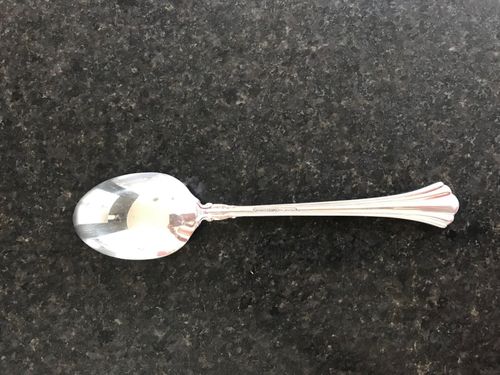 Eighteenth Century Reed & Barton Sterling Silver Teaspoon 6 1/8" Spoon — image 2